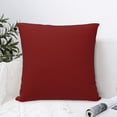thumbnail image 6 of Rateoe Maroon Pattern Throw Pillow Cover Premium Pillow Stuffer Sham Square for Decorative Cushion Bed Couch Sofa(Pillow insert not included), 6 of 8