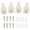Beige, variant on 4Pcs Bungee Cord Bungee Ball Receivers Brackets for Roller Sun Shade Tie Downs