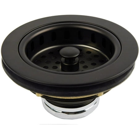 

Solid Brass Duo Basket Strainer for Kitchen Sinks (Oil Rubbed Bronze)