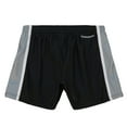 thumbnail image 3 of Women's Mitchell & Ness  Black San Antonio Spurs Swingman Big Face 3.0 Basketball Shorts, 3 of 4