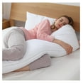 thumbnail image 4 of Extra Long Body Pillow for Side Sleeper, Pregnancy, Neck and Shoulder Support - Zippered Cover (19" x 90"), 4 of 5