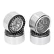 thumbnail image 4 of Cuatro ruedas de aleación de aluminio de neumáticos RC de 1,9 pulgadas para eje scx10 90046 axi 03007 1 / 10 plata de oruga RC, 4 of 10