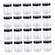 thumbnail image 2 of Tarro para mascotas con tapa redonda apilable, reutilizable, ligero, transparente, latas de cocina para 20 piezas 400ml, 2 of 9