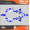 Blue-white, variant on Kalair GFX Graphics Kit for Yamaha TTR110 (2008-2023) Spear Series