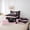 Black Pink B, variant on Erosebridal Kid Cute Ribbon Twin Bedding Sets 7-Piece, Initial L Letter Bedding Comforter Set, Pink Reversible