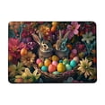 thumbnail image 7 of Easter Day Decorative Floor Mat Colorful Rectangle Rug, 23.62x15.75 Inches Non-Skid Absorbent Carpet for Front Door Kitchen Indoor Use, Dirt Proof Easy Clean Holiday Theme Home Accent, 7 of 7
