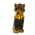 thumbnail image 6 of Halloween Straw Dog Figurine Light, Cute Scarecrow Dog Resin Lamp, Spooky Tabletop Decor for Home Shelf Party (9.06x3.94x3.94in), 6 of 7