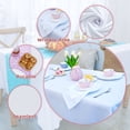 thumbnail image 6 of JYFLZQ Rectangle Polyester Tablecloth, 60" x 84", Machine Washable, White, 6 of 6