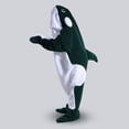 thumbnail image 2 of larppty Whale Blanket Hoodie & Onesie - Soft Plush Whale Costume Pajamas for Sleeping, 2 of 7