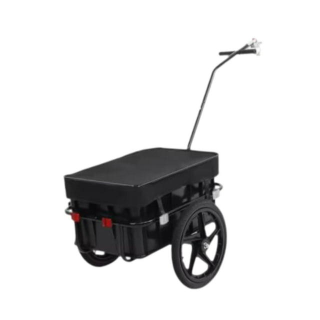 ZheElen Versatile Bike Cargo Trailer Cart With Wheels Easy Detachment And Convenient Transport Stability For Adventure Trips