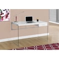 thumbnail image 2 of Atlin Designs 48" Writing Desk in Glossy White, 2 of 5