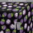 thumbnail image 4 of Vegetable Dog Crate Cover, Cartoonish Eggplants with Flowers, Easy to Use Pet Kennel Cover Small Dogs Puppies Kittens, 7 Sizes, Charcoal Grey Eggplant, by Ambesonne, 4 of 6