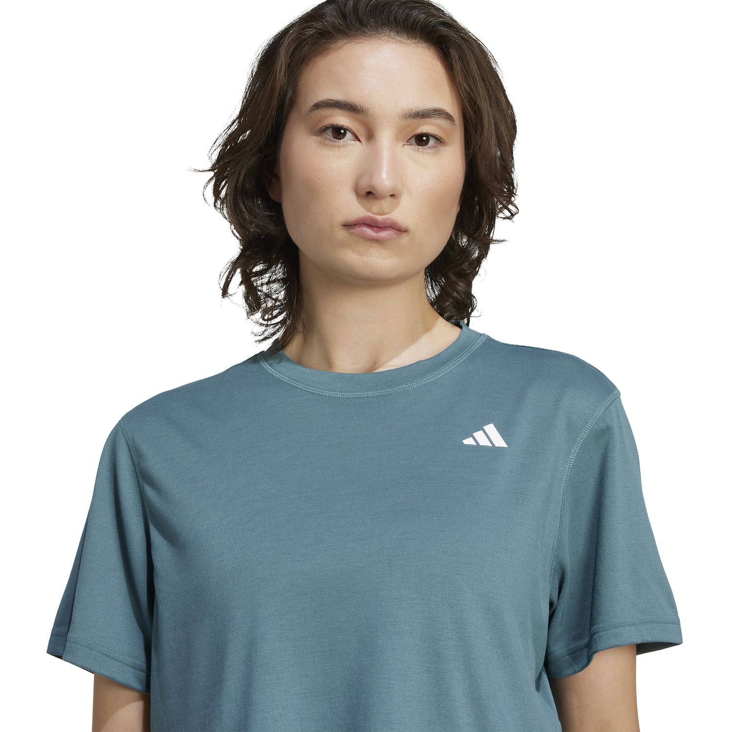 Adidas Women's Essentials Boxy Workout Tank Top White photo 4