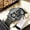 Black, variant on Business Style Men Mechanical Watch with Date, Stopwatch, Calendar Features - Round Dial Alloy Case, Self-Winding Mechanical Movement, Stainless Steel Strap - Luxury Multifunctional Timepiece for Me
