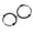 Black, variant on 2Pcs Couple Magnetic Matching Touch Bracelet Rope Braided Bracelet Distance-Black