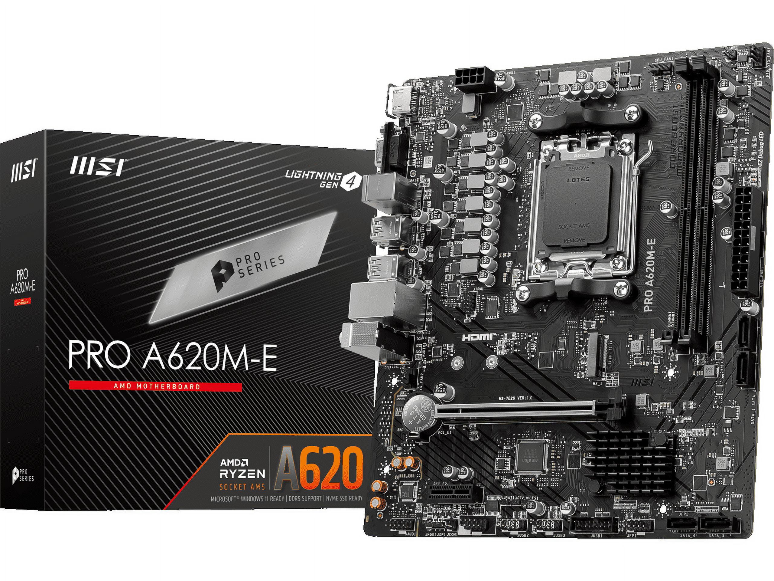 MSI PRO B650-S WIFI Desktop Motherboard - AMD B650 Chipset MSI PRO B650-S WIFI Desktop Motherboard - AMD B650 Chipset