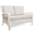 thumbnail image 2 of Causeuse de Patio Extérieure Canapé 2 Places Canapé en Osier Toutes Saisons avec Coussin Doux pour Petit Balcon Appartement Véranda Jardin, Beige, 2 of 7