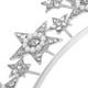 thumbnail image 5 of Diadema con corona de estrellas y tiara de boda, con diamantes de imitación y cristales, ideal como tocado de novia o accesorio para el cabello, 5 of 8