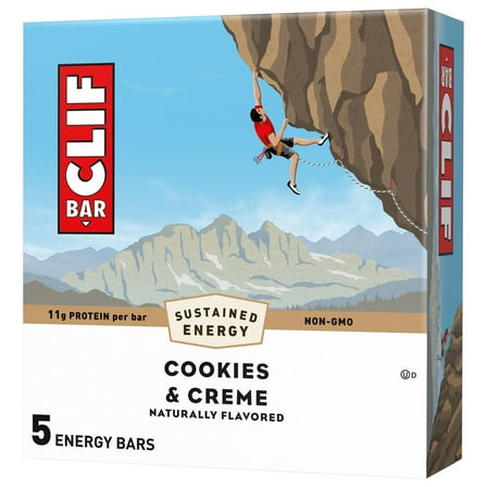 CLIF Bar Cookies Creme Energy Snack Bars - 12oz/5ct