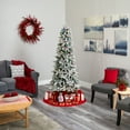 thumbnail image 7 of Nearly Natural 5' Prelit Flocked British Columbia Mountain Fir Artificial Christmas Tree, 7 of 7