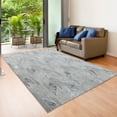 thumbnail image 6 of LR Home Martha Annie Gray/Blue Modern Geometric Polyester Area Rug, 5'3" x 7'3", 6 of 6