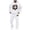 A1-White743, variant on XIAOCHA Mens Number Letter Tracksuit Set Chicago 23 Print Athletic Hoodie And Jogger Pants