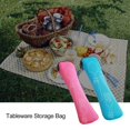thumbnail image 1 of Vajilla de madera con platos portátiles, bolsa de vajilla, estuche para cubiertos, utensilios para el hogar, bolsa de almacenamiento de vajilla, accesorios de cocina LingWen 8390611423544, 1 of 1