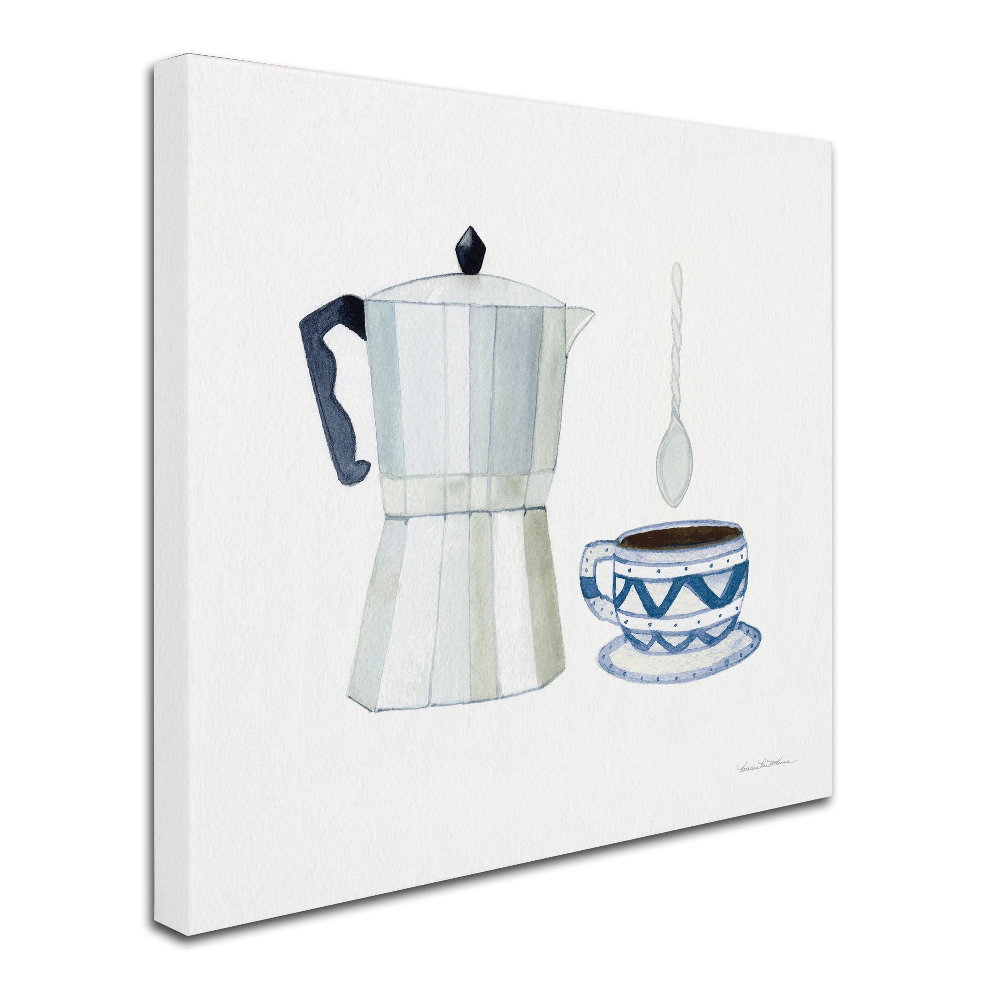 Trademark Fine Art 'Coffee Break VII' Canvas Art by Kathleen Parr McKenna