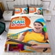 thumbnail image 4 of Clase de Caitie Conjunto de sábanas temático, trío de piezas, cómodo y amigable con la piel, diseño único, regalo de decoración para el hogar para familiares, amigos y fans,173cm *218cm, 4 of 6