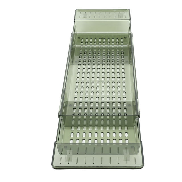 Extendable Bathtub Tray, Large Capacity Bath Shelf with Draining Design for Bathroom