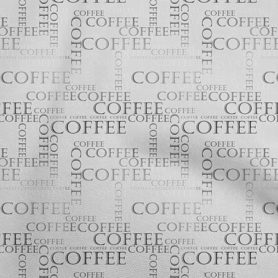 oneOone Cotton Silk Gray Fabric Text Dress Material Fabric Print Fabric By The Yard 42 Inch Wide