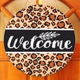 thumbnail image 3 of Welcome-Hanging-Leopard-Farmhouse-Decoration Welcome Sign Decorative Home Garden, 3 of 7