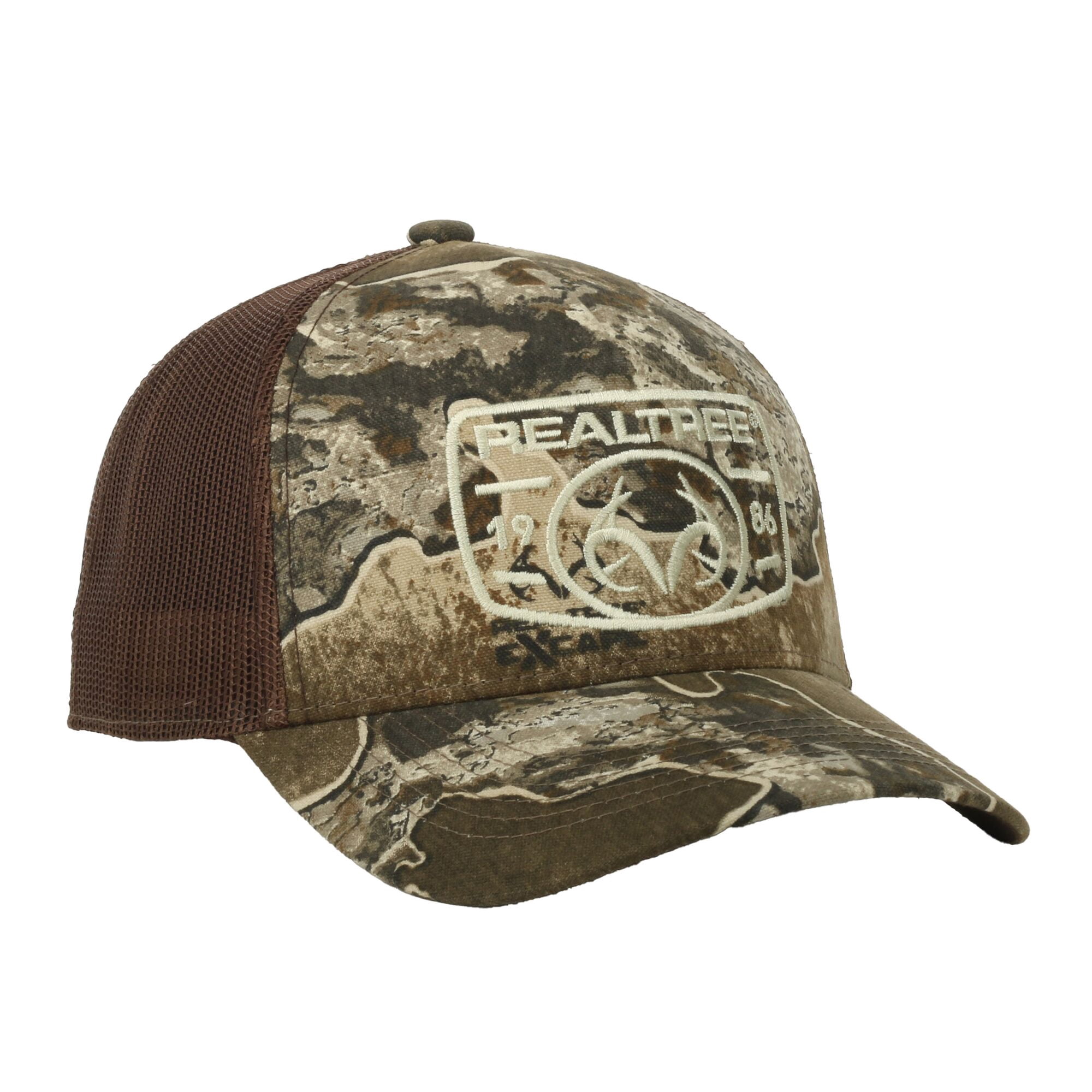 Realtree® Excape Camo Hunting Cap – Low Profile Mesh Back Snapback, One Size