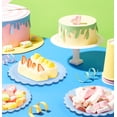 thumbnail image 3 of 50 platos de papel azul claro de 7 pulgadas, platos festoneados de color azul bebé, platos desechables para boda, baby shower, cumpleaños, fiesta, platos de postre, 3 of 4
