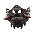 thumbnail image 3 of Cubierta facial de Halloween,Máscara de samurái japonesa para fiesta de Halloween,Máscara de cosplay espeluznante y aterradora,accesorios de vestir,Accesorios creativos para disfraces de, 3 of 9