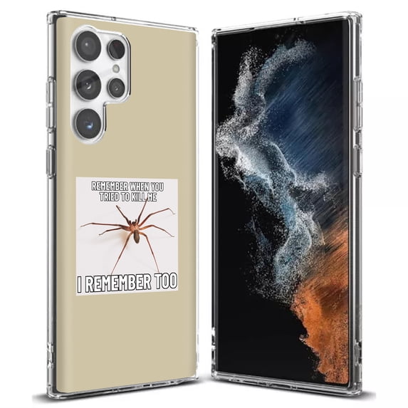 TalkingCase Slim Phone Case Compatible for Samsung Galaxy S22 Ultra 5G, Funny Meme Remember Print, Thin Light, Flexible, Soft, USA