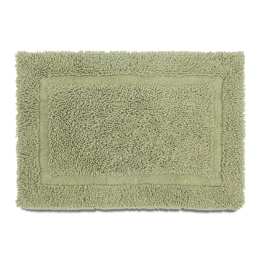 Ringspun Cotton Sea Green Bath Rug
