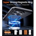 thumbnail image 4 of Funda de teléfono Temdan magnética impermeable para iPhone 16 Pro de 6.3 pulgadas, 4 of 7