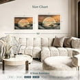 thumbnail image 3 of Elephant Stock Crater Lake Rainbow Wall Art - Horizontal Canvas Wall Art - Living Room Wall Decor - Nature Canvas - Gray And Orange Decor - 36" x 24", 3 of 4