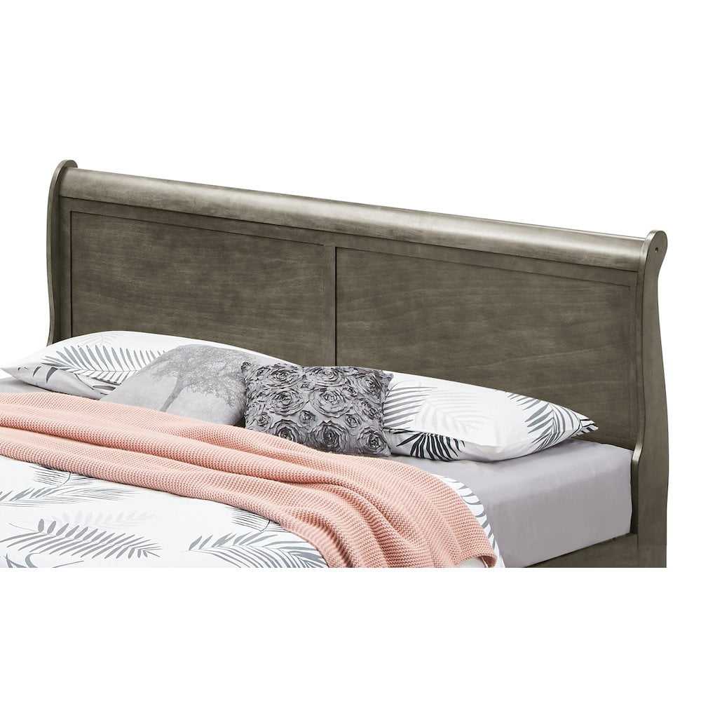 Glory Furniture Louis Phillipe G3105D-QSB2 Queen Storage Bed , Gray