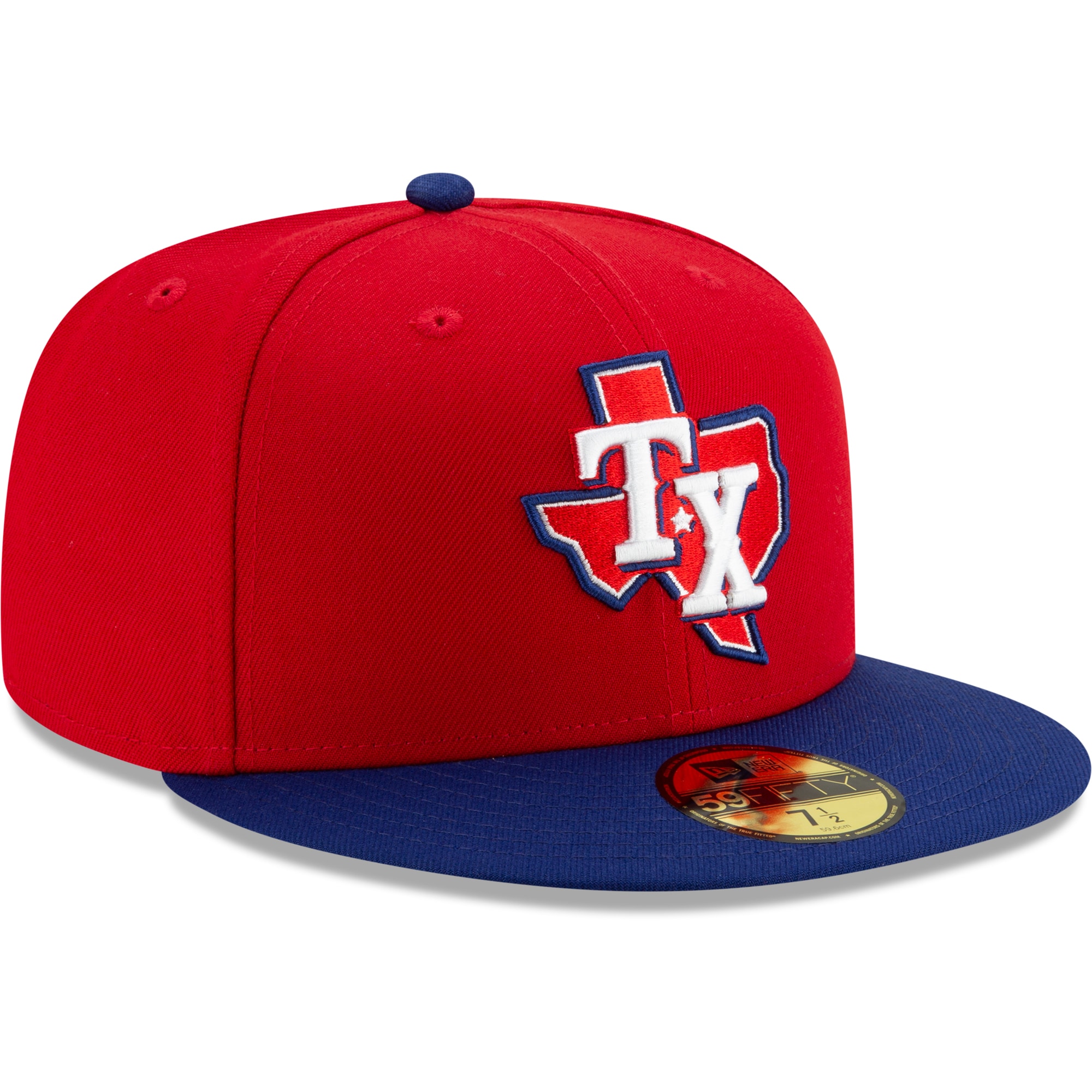 Men's New Era Red/Royal Texas Rangers 2020 Alternate 3 Authentic Collection On Field 59FIFTY Fitted Hat - image 3 of 4
