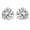 White Gold / 18K, variant on 1 Carat Solitaire Diamond Stud Earrings for Women Round Brilliant Shape 3 Prong Screw Back (J-K Color, VS2-SI1 Clarity) Platinum