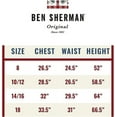 thumbnail image 7 of Ben Sherman Boys Shirt – Casual Button Down Collared Shirt: Long/Short Sleeve (Size: 8-18), 7 of 7