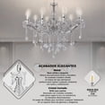 thumbnail image 3 of Candil Colgante de Cristal Cortado Gamalux María Theresa 6 Luces Clasico, 3 of 9