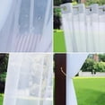 thumbnail image 3 of 1PCS Pure Color Translucidus Sheer Waterproof Sunscreen And UV Proof Curtain Fashion Home Decor Window Clear Valance, 3 of 7