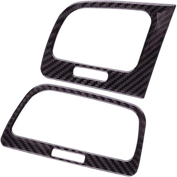 Applicable to jfqm Dashboard Side Air Vent Outlet Cover Trim Frame Sticker Fit for VW Golf 7 GTI MK7 2014 2015 2016 2017 2018 2019 Carbon Fiber