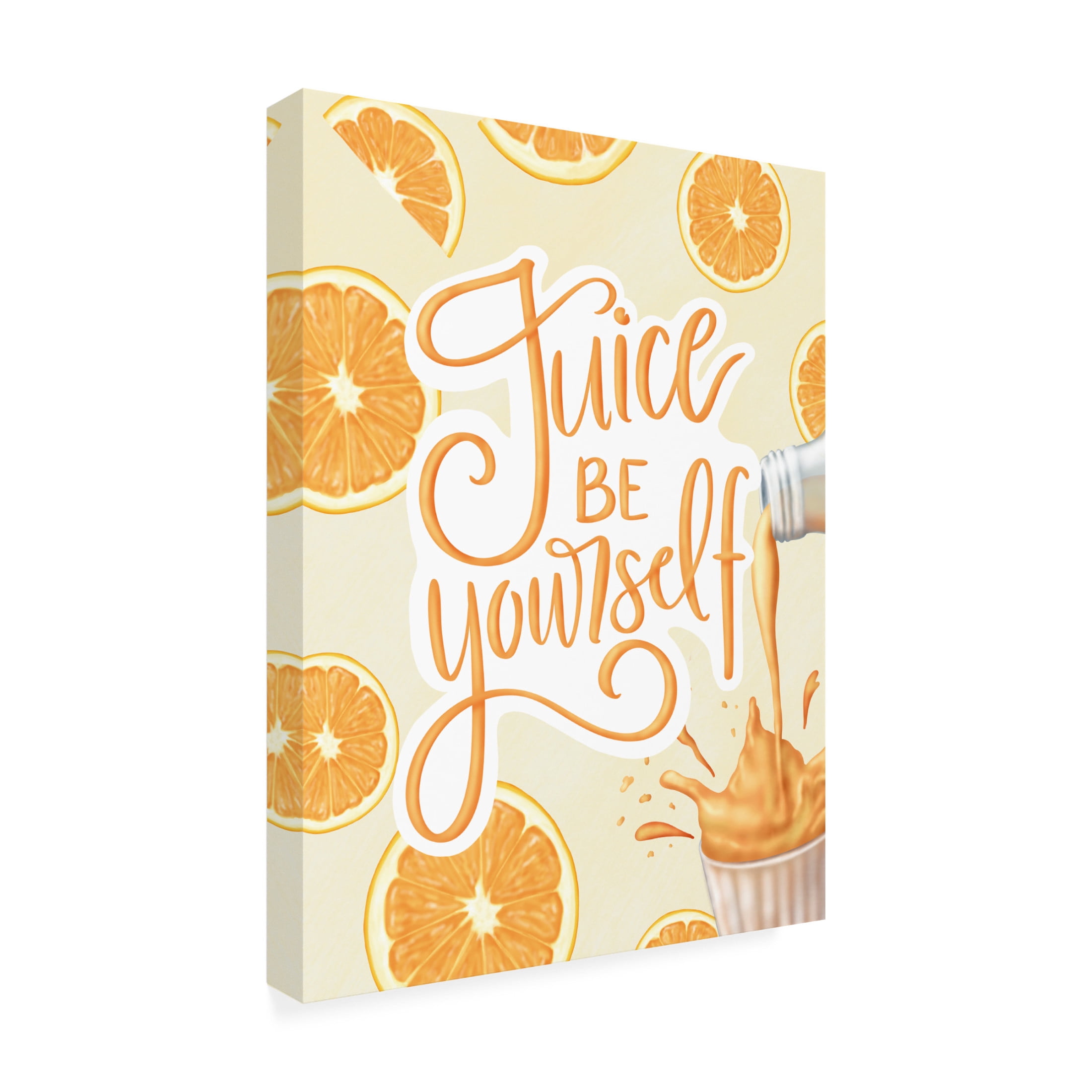 Trademark Fine Art Aminah Eleonora Juice be Yourself Canvas Wall Art