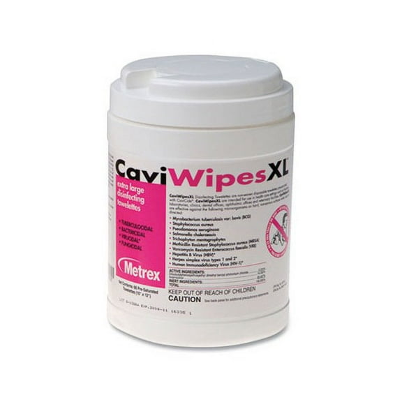 XL Disinfecting Towelettes 10 x 12, Fragrance Free, 66 Wipes/Canister
