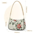 thumbnail image 3 of FORMRS Womens Shoulder Bag with Chain Strap Clutch Purse Cute Tote Handbag, Red Floral Pattern, 3 of 7