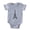 Heather Grey, variant on CafePress - EIFFEL TOWER - Cute Infant Baby Football Bodysuit